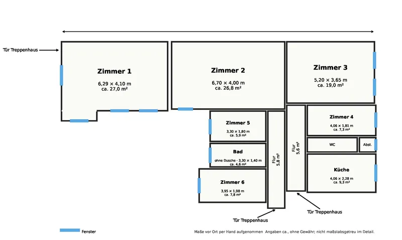 6 Zimmer Wohnung im Wedding — photo 1